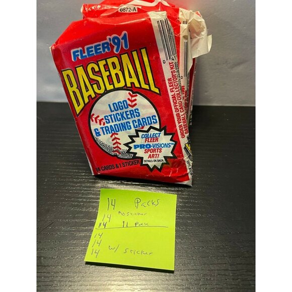 set of 95 Fleer Baseball cards 1991 MLB Sammy Sosa - Picture 7 of 7